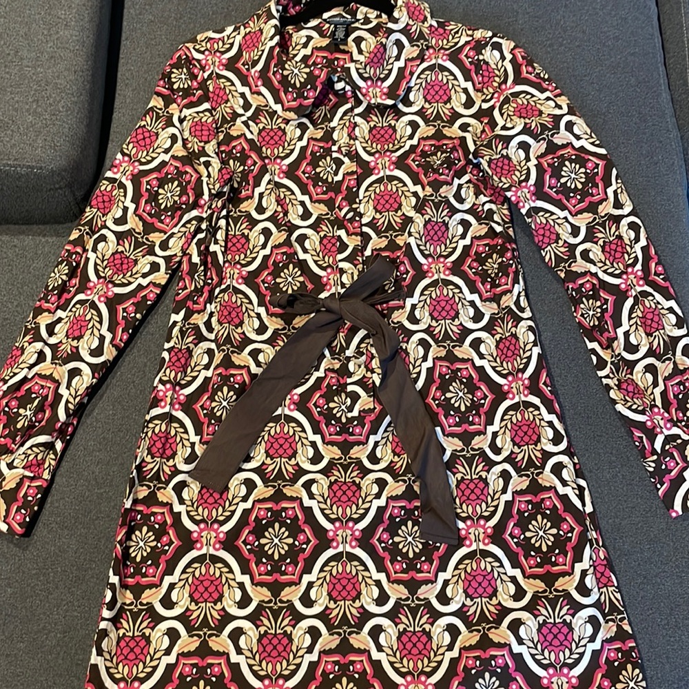 Banana Republic Retro Vintage Style Shirt Dress S